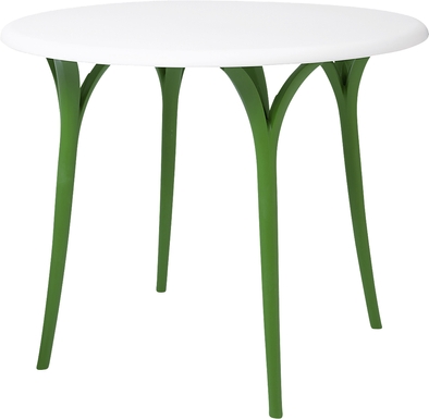 Beswick Green 35 in. Round Outdoor Dining Table