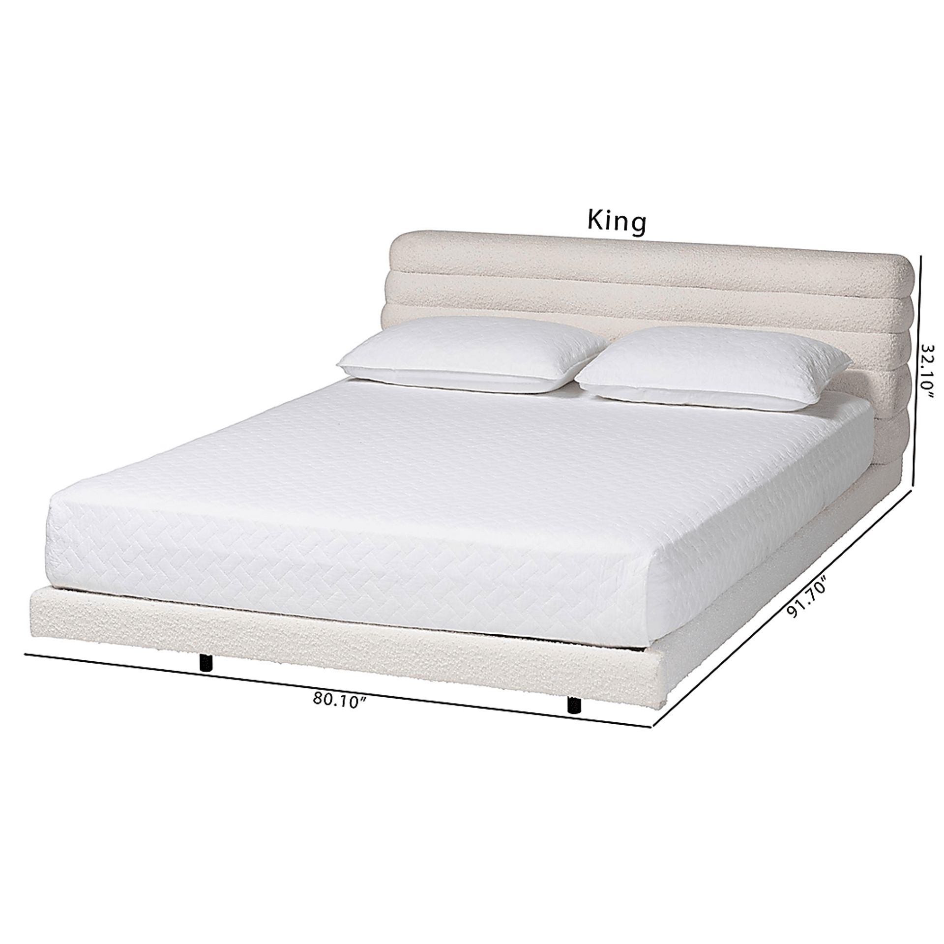 Betaiy Cream King Bed - Image 5