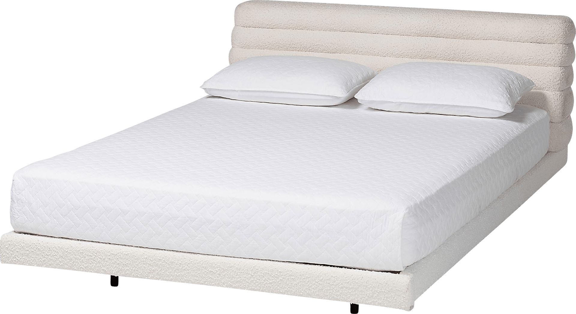 Betaiy Cream Queen Bed - Image 1