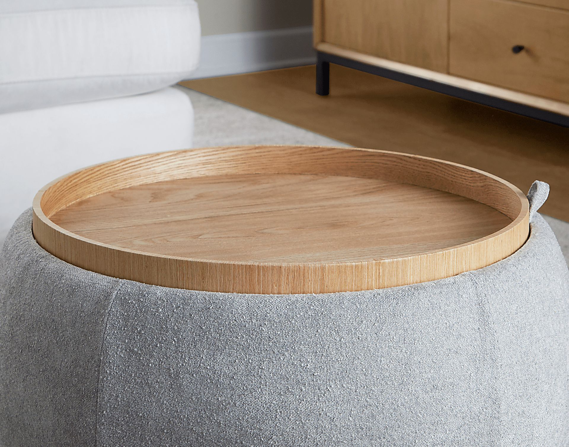 Betana Gray Ottoman - Image 6