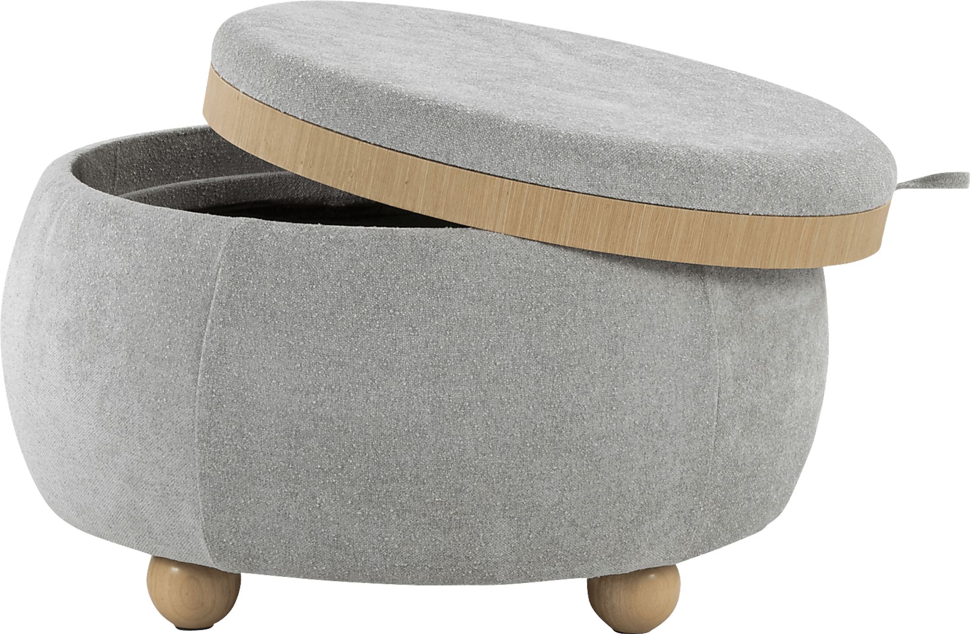 Betana Gray Ottoman - Image 7