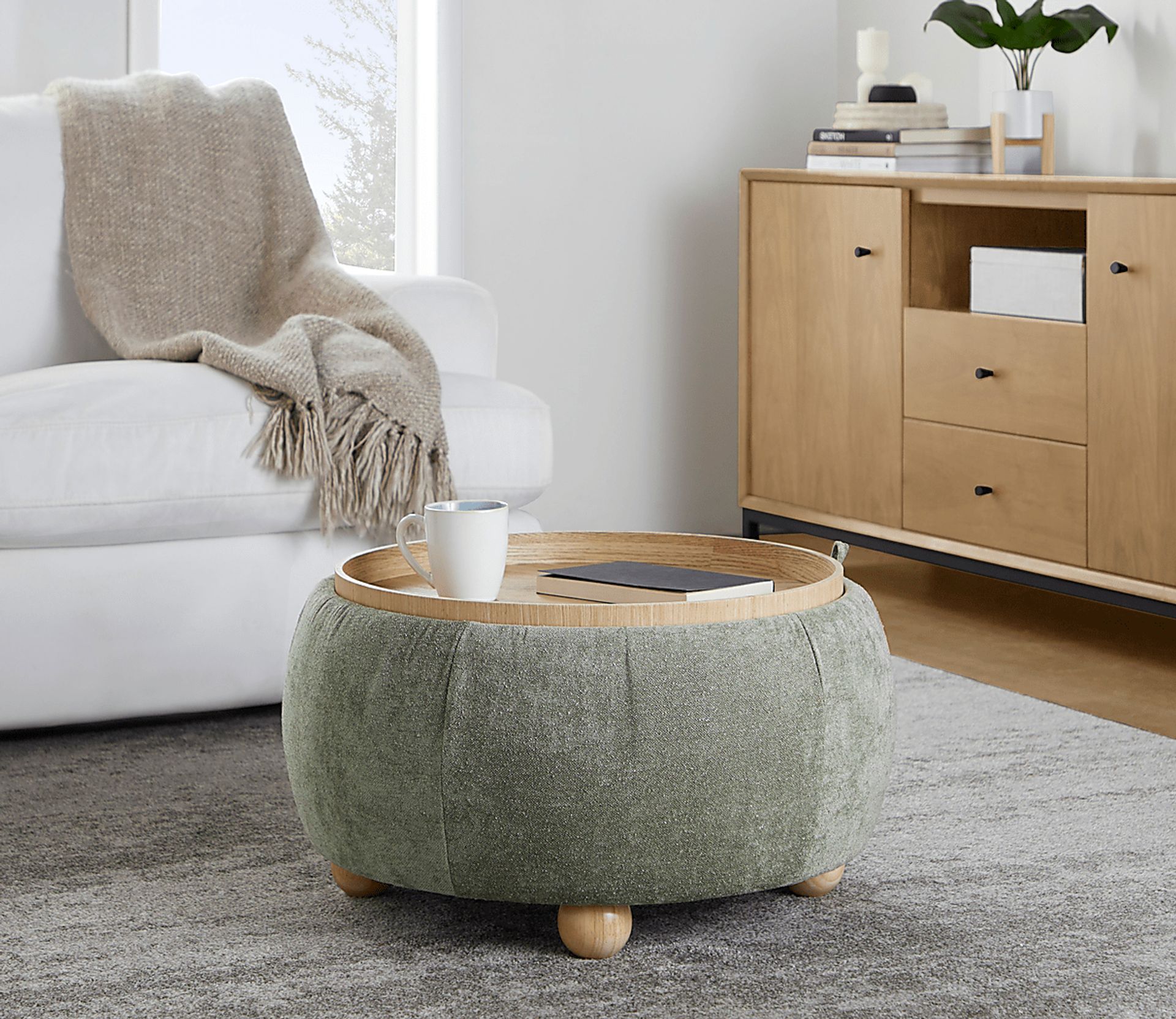 Betana Green Ottoman - Image 3