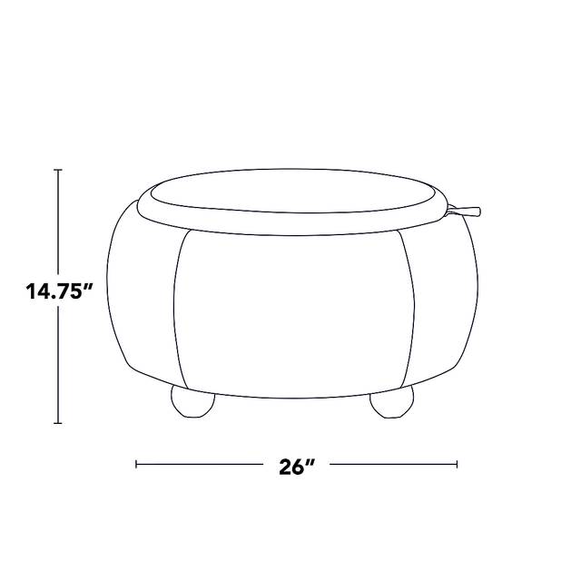 Betana Green Ottoman - Thumbnail - Image 4
