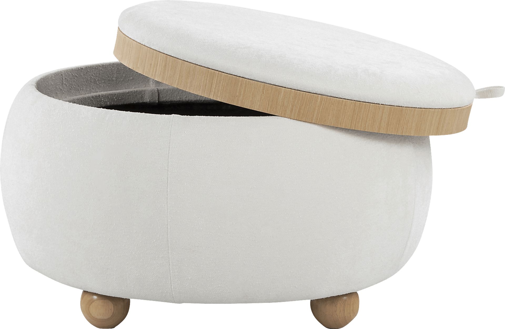 Betana White Ottoman - Image 4