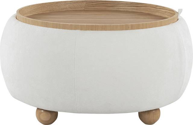 Betana White Ottoman - Thumbnail - Image 5