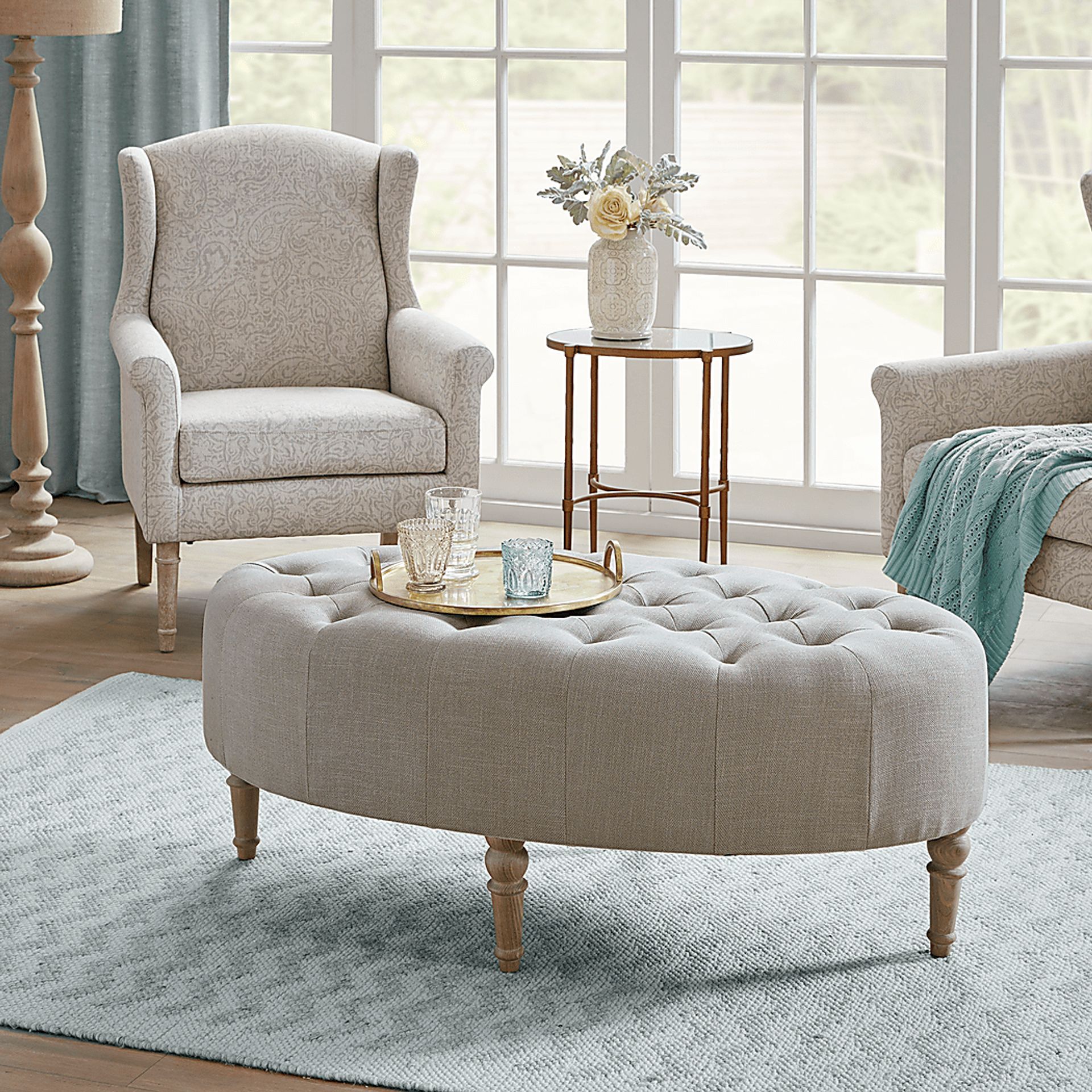 Betanna Gray Ottoman - Image 6