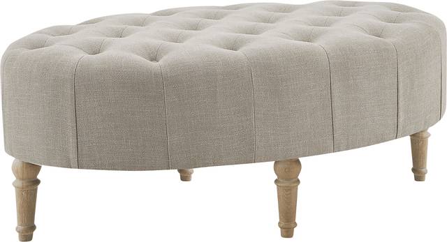 Betanna Gray Ottoman - Thumbnail - Image 1