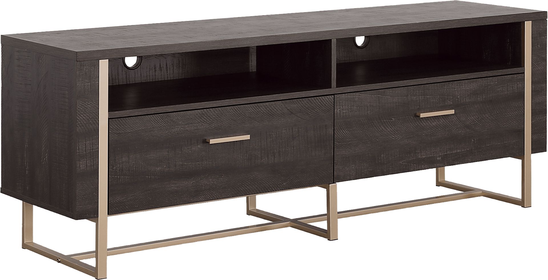Betanray Dark Brown 60 in. Console - Image 1