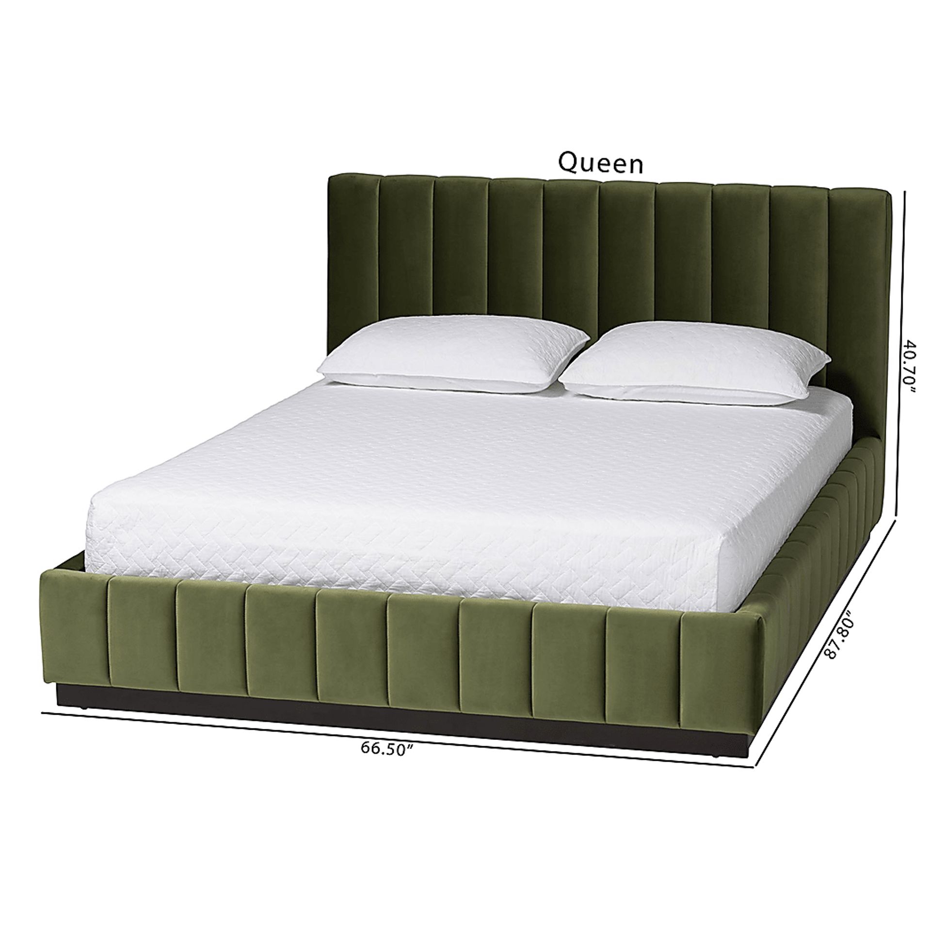 Betany Green Queen Bed - Image 5