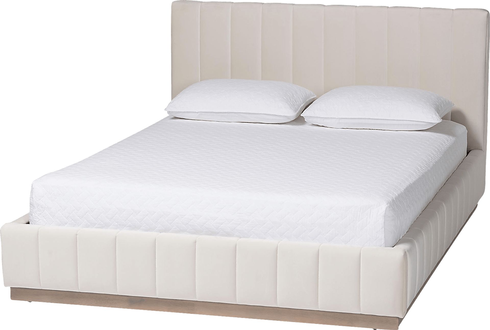 Betany White Queen Bed - Image 1