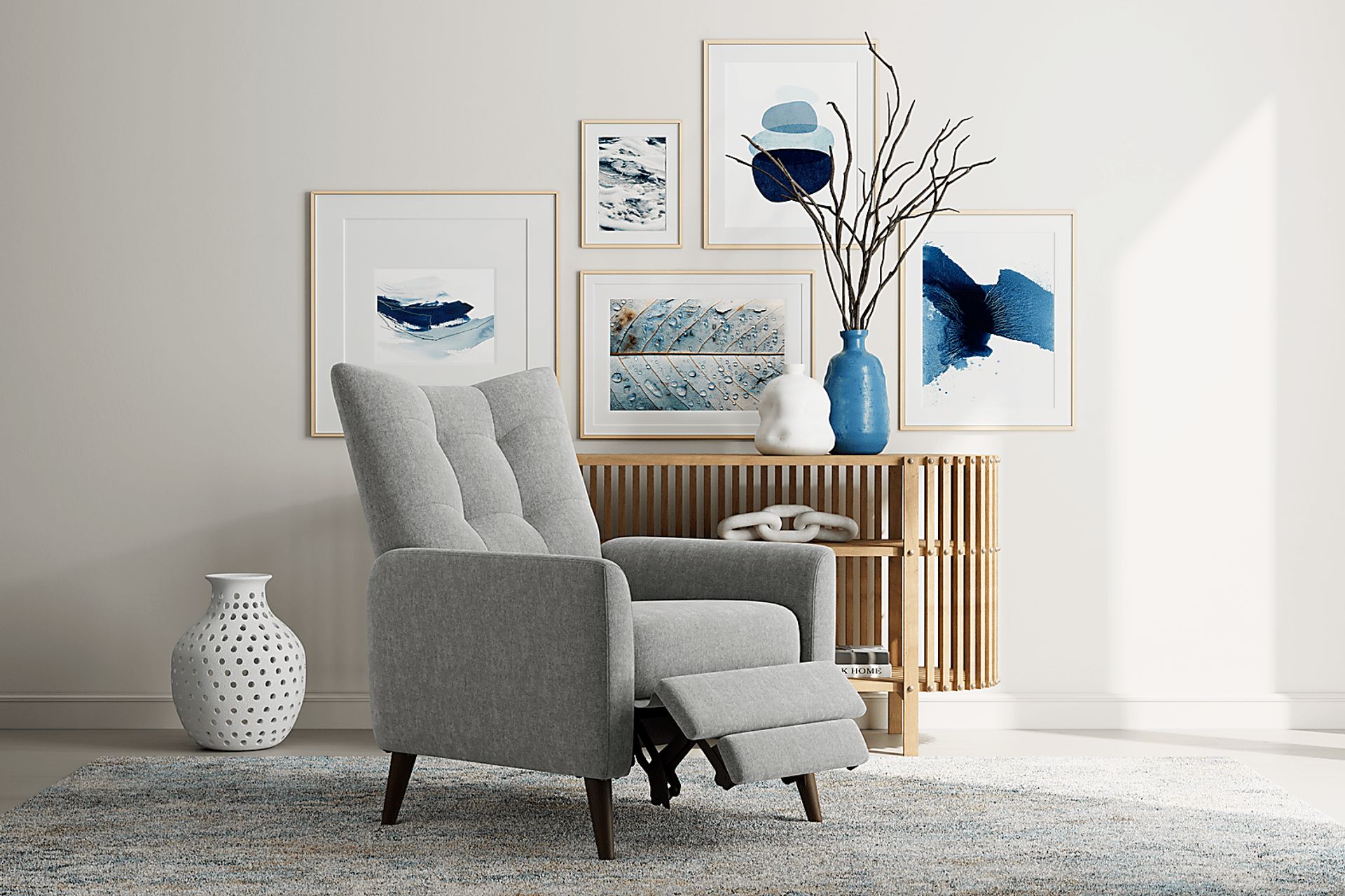 Bethany Ash Push Back Recliner - Image 3