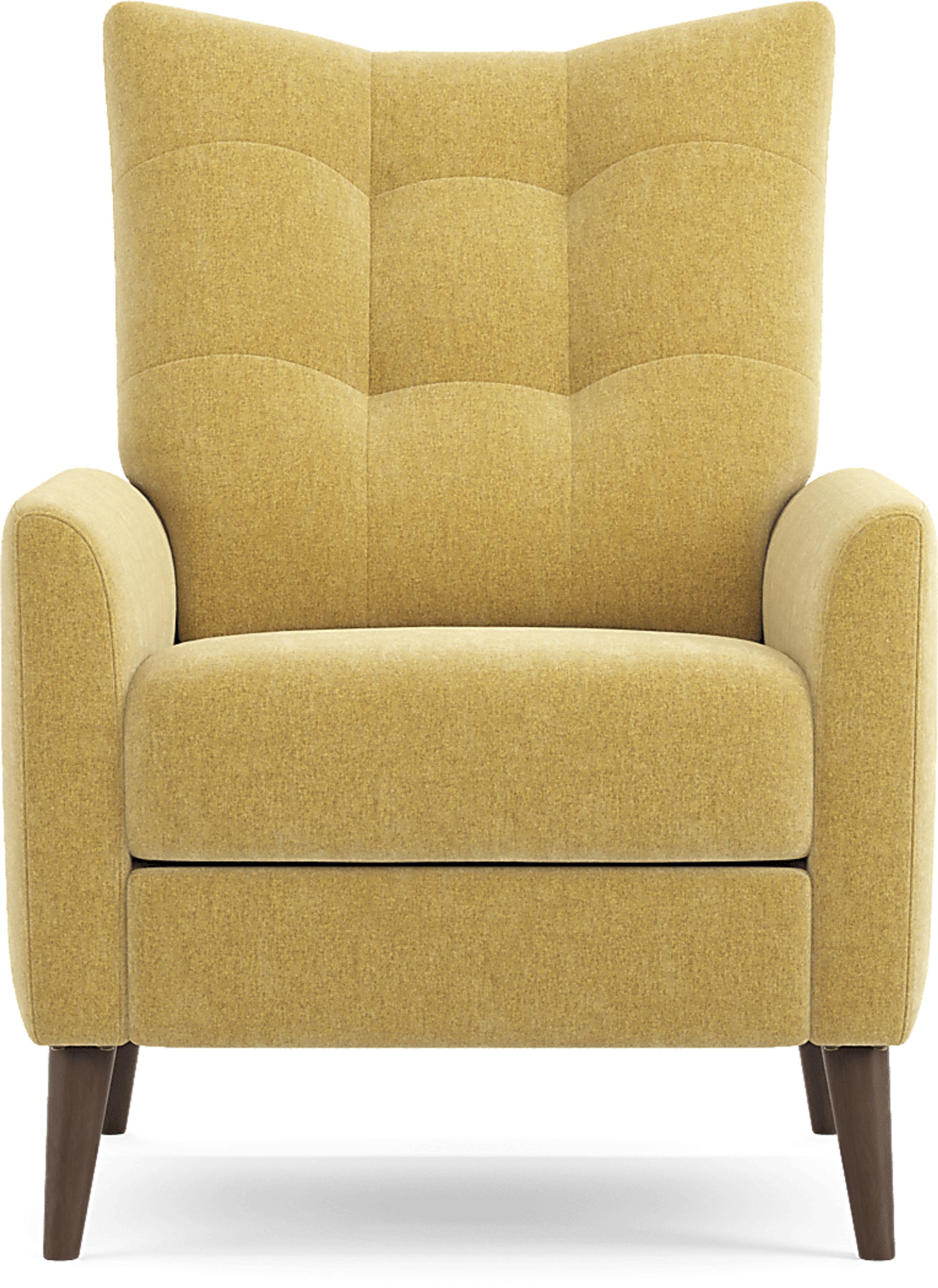 Bethany Yellow Push Back Recliner - Image 2