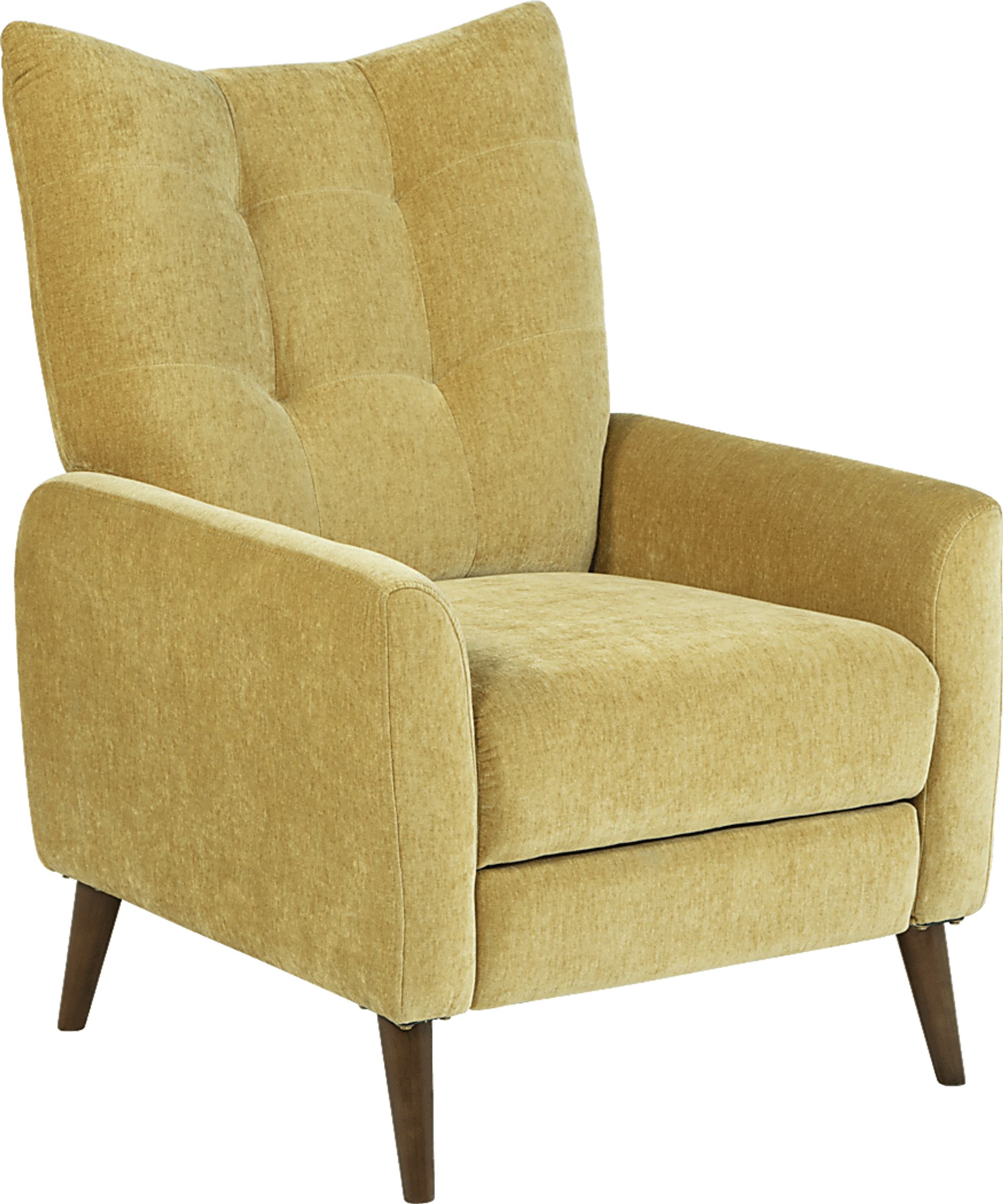 Bethany Yellow Push Back Recliner - Image 3