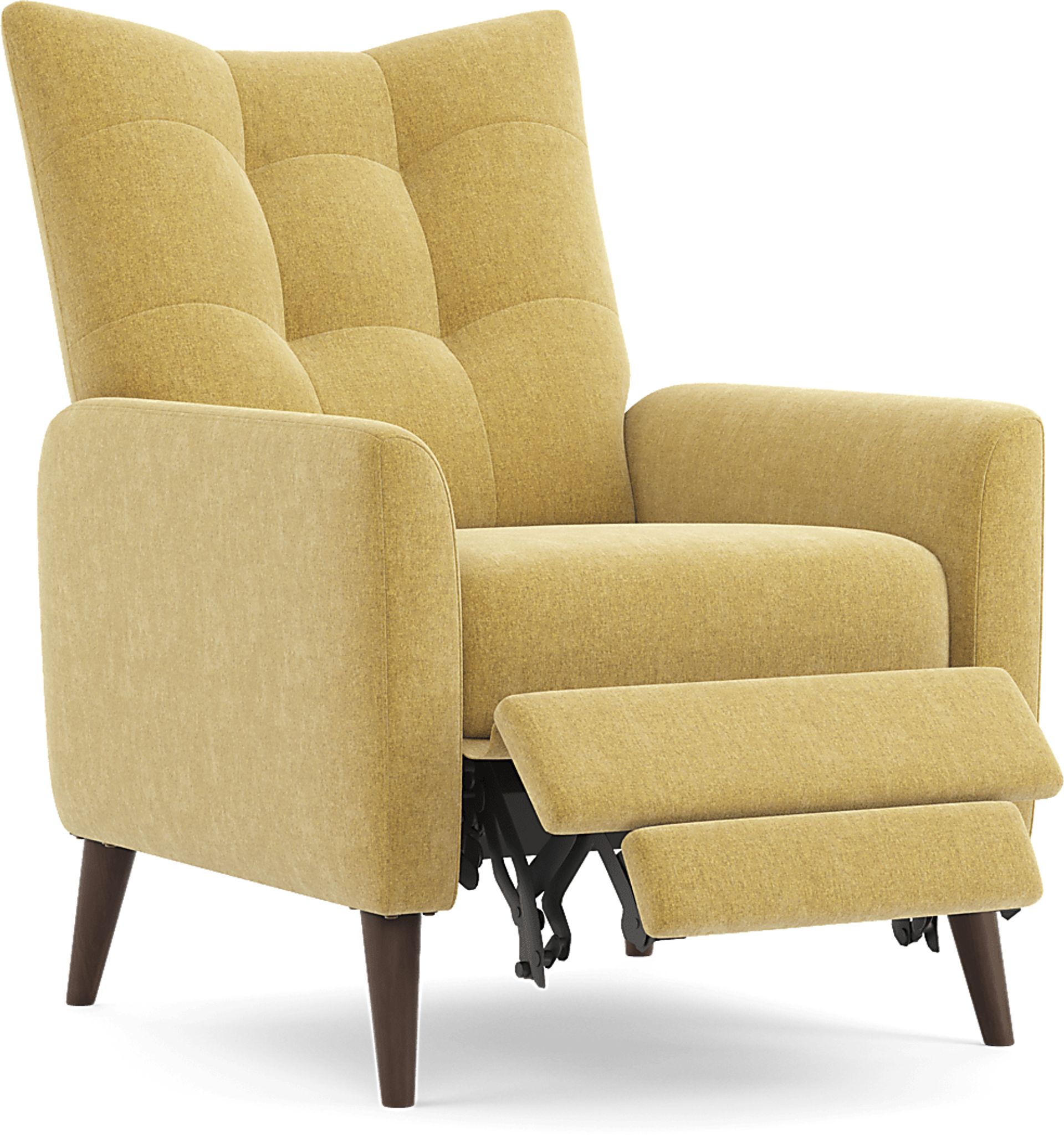 Bethany Yellow Push Back Recliner - Image 1