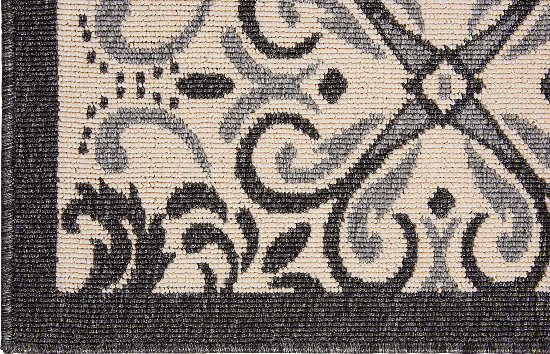 Bethia Ivory 5' x 8'  Indoor/Outdoor Rug - Image 3