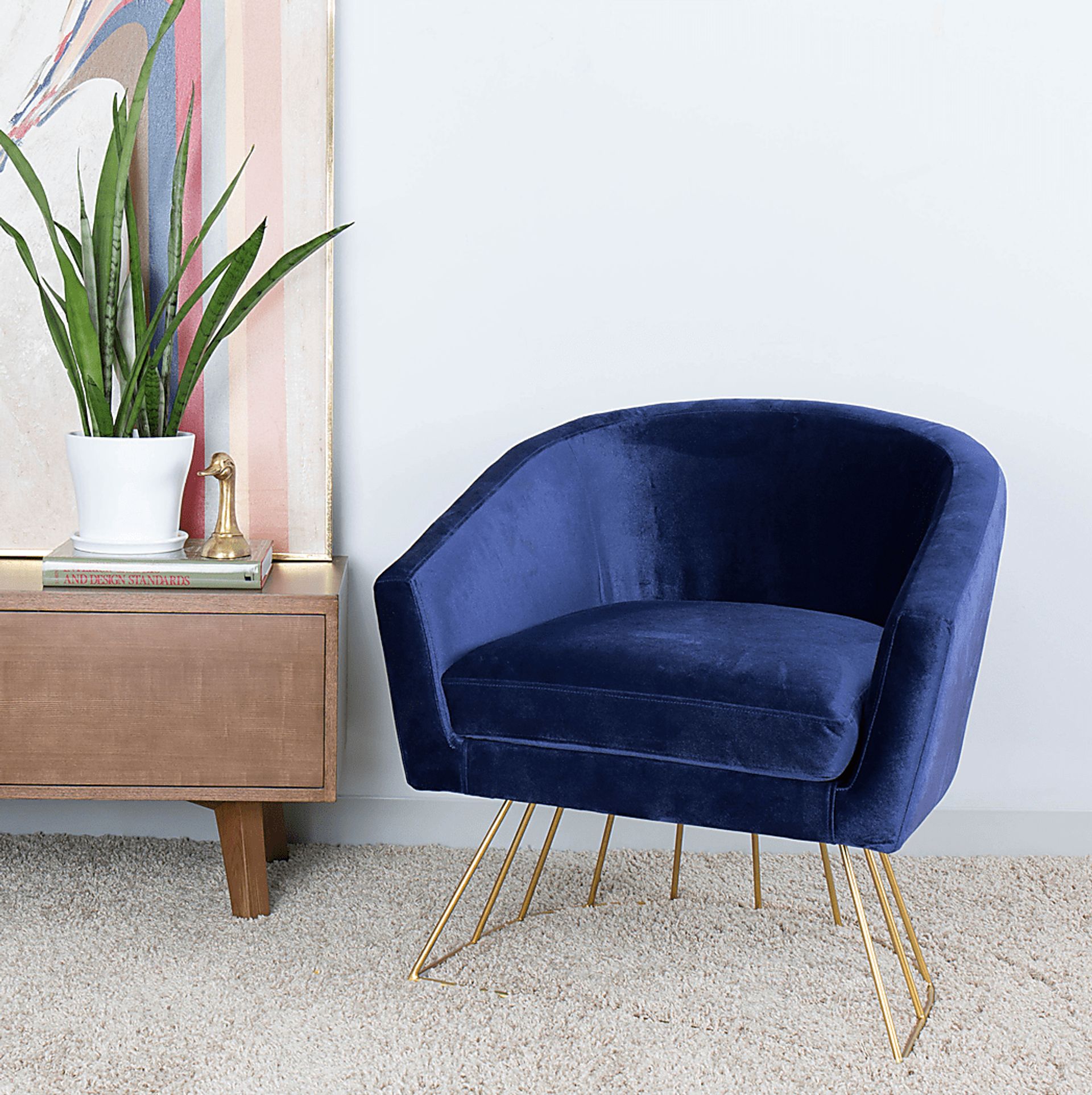 Bethune Blue Accent Chair - Image 4