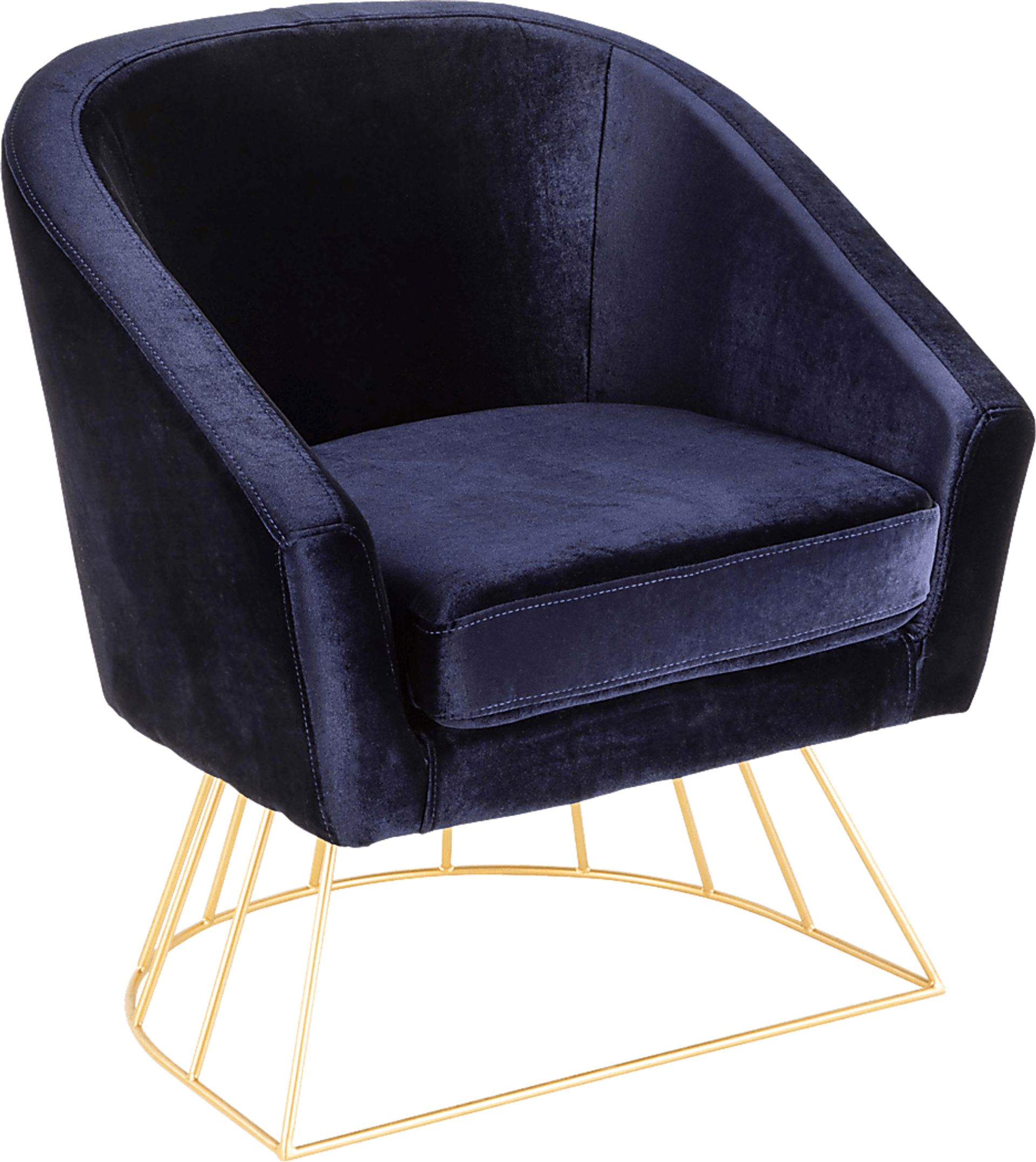 Bethune Blue Accent Chair - Image 1