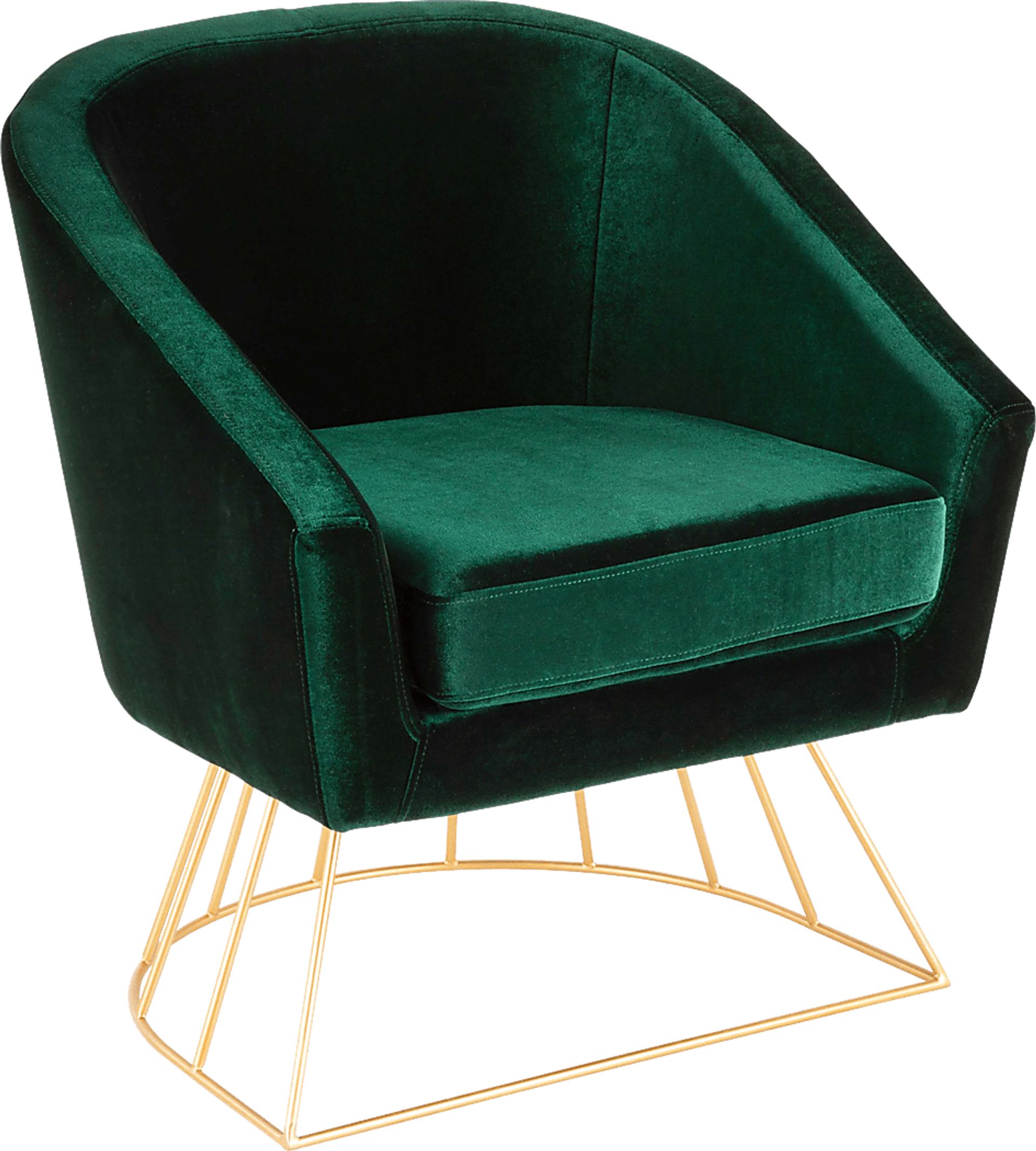 Bethune Green Accent Chair - Image 1
