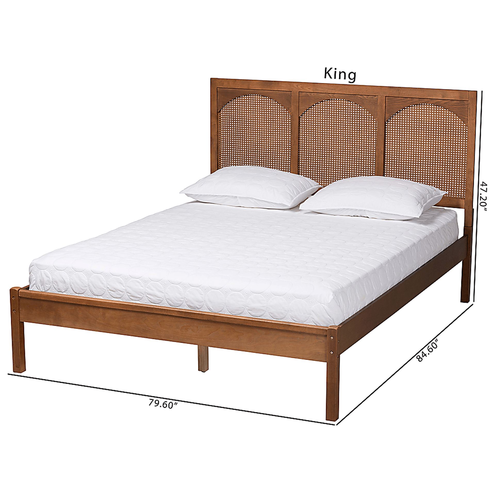 Bethwayne Brown King Platform Bed - Image 9