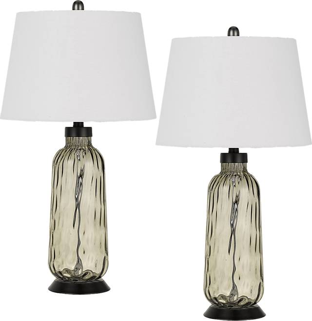 Bethwood Clear Lamp, Set of 2 - Thumbnail - Image 1