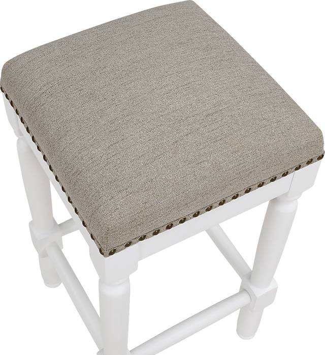 Betram Beige Counter Stool - Thumbnail - Image 7