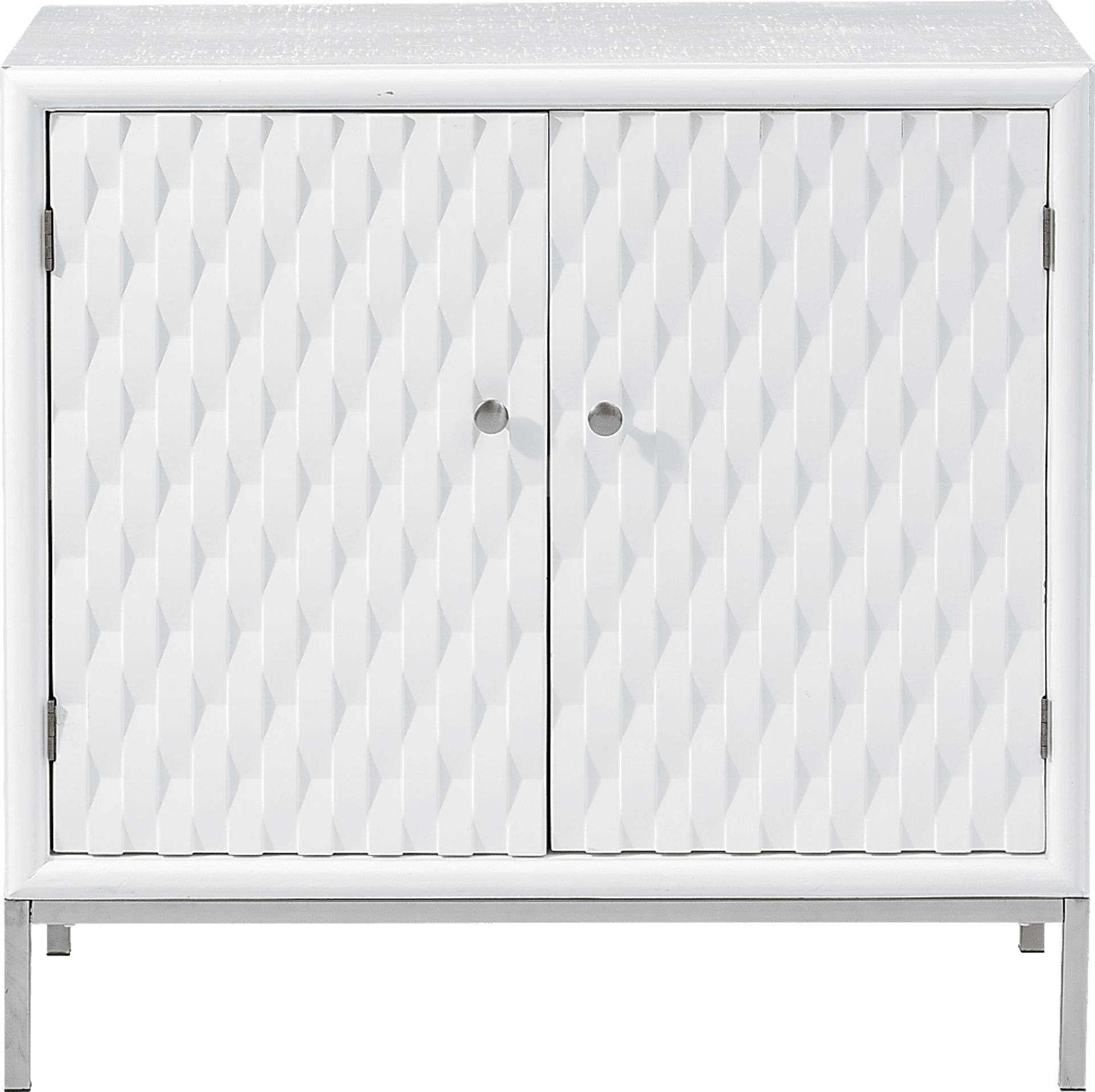 Betrand White Accent Cabinet - Image 2