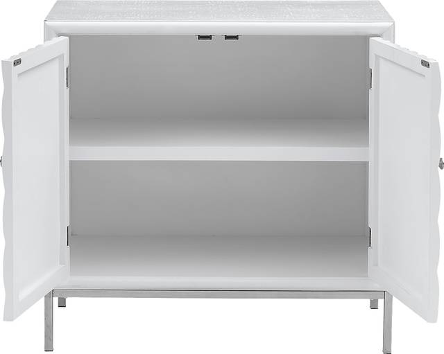 Betrand White Accent Cabinet - Thumbnail - Image 3
