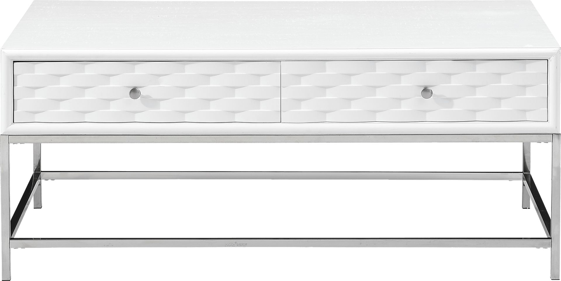 Betrand White Cocktail Table - Image 2