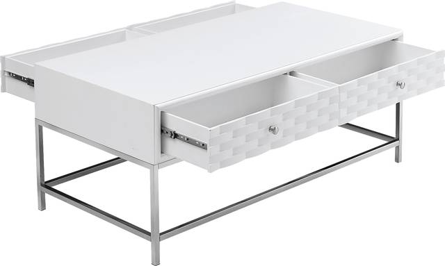 Betrand White Cocktail Table - Thumbnail - Image 4