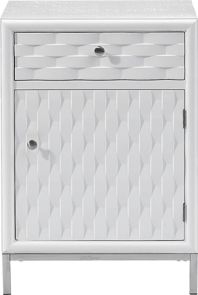 Betrand White Side Table - Thumbnail - Image 2