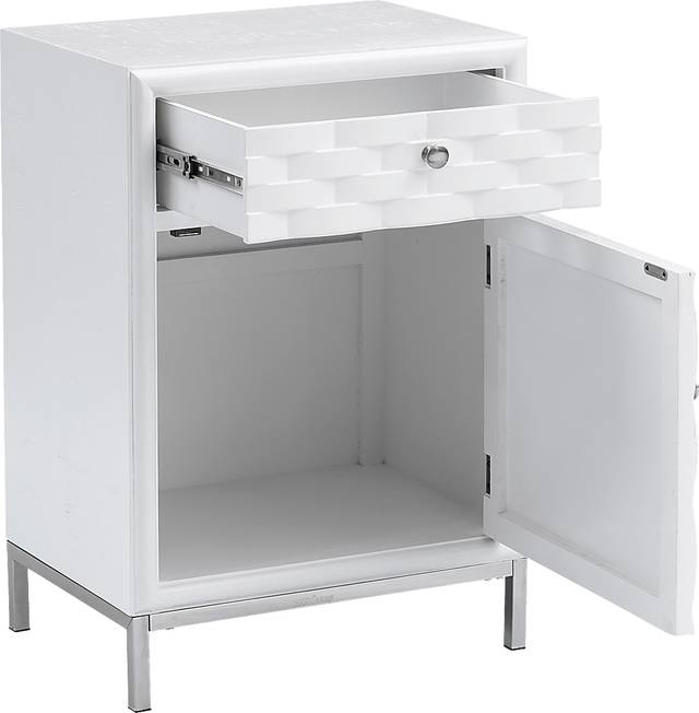 Betrand White Side Table - Thumbnail - Image 3