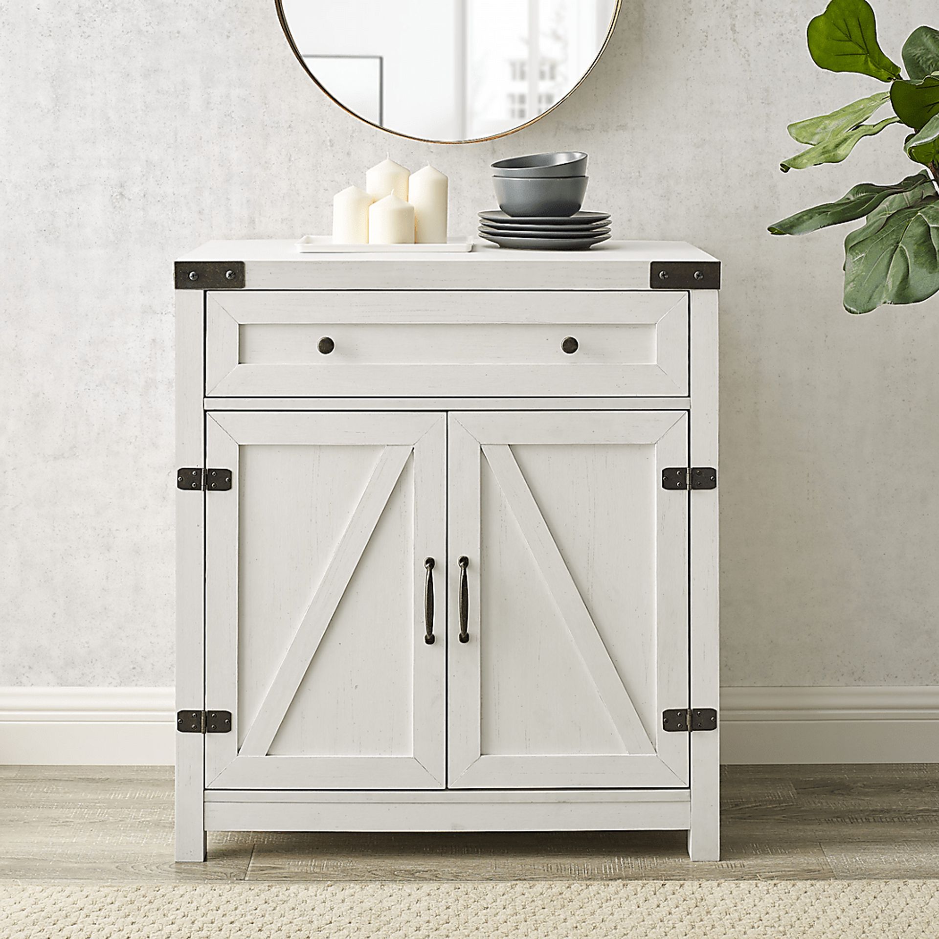 Betwood White Accent Cabinet - Image 7