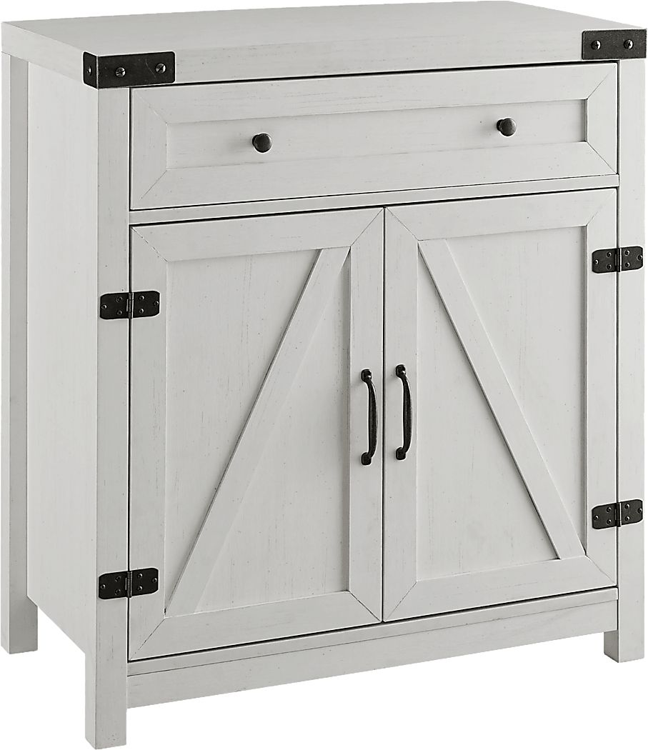 Betwood White Accent Cabinet