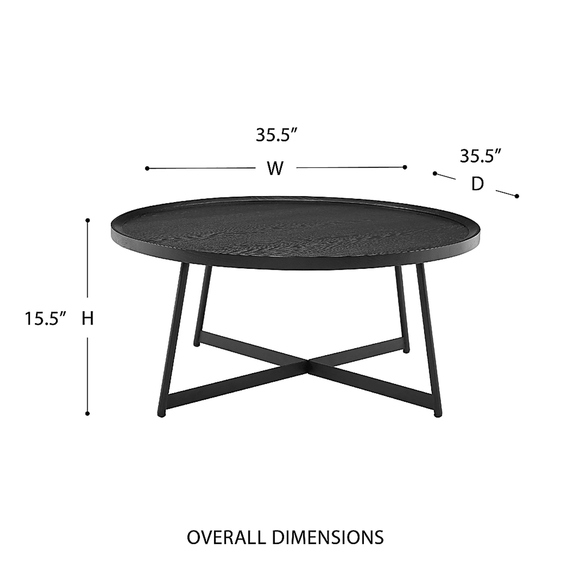 Beulahland Black Cocktail Table - Image 6