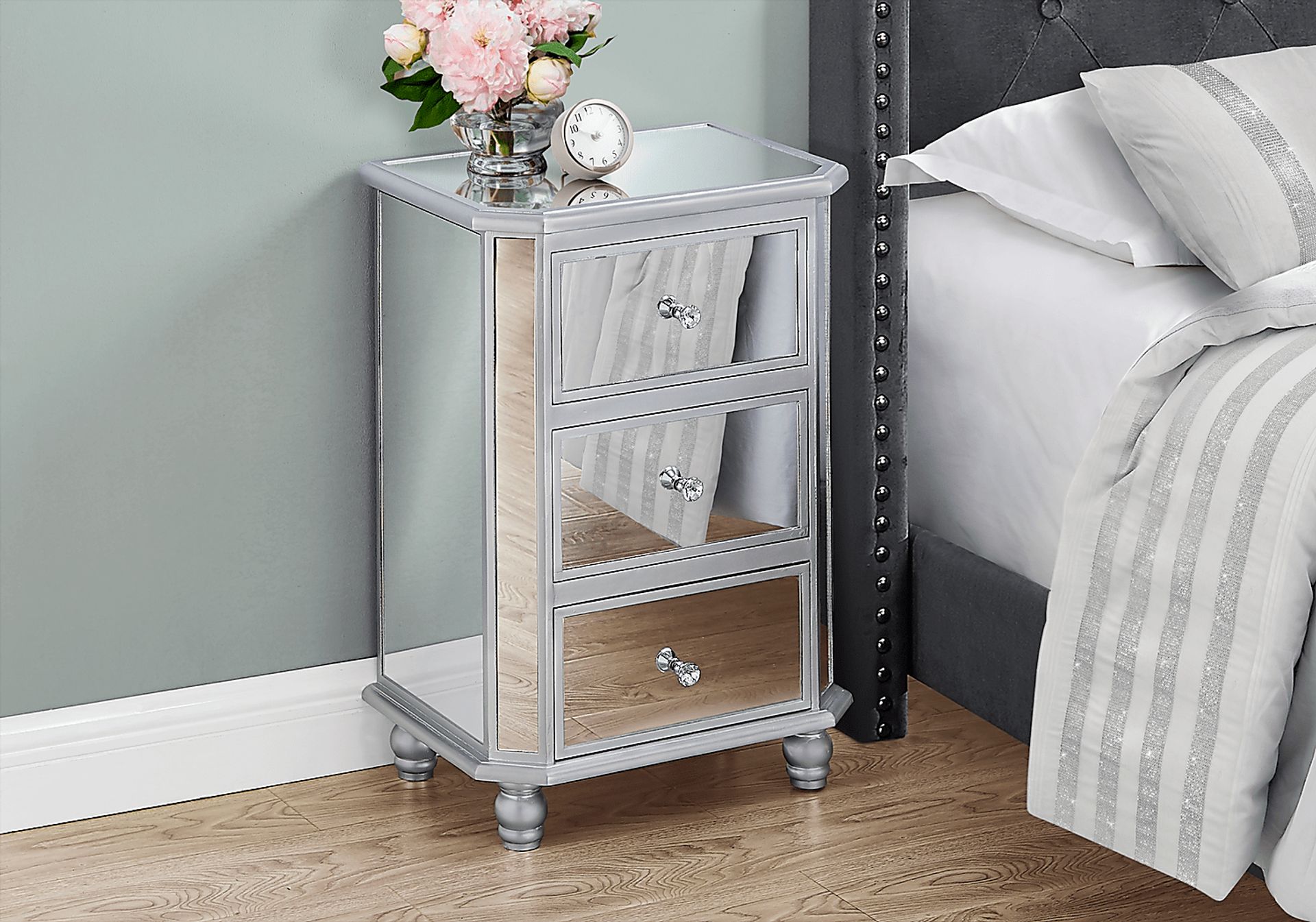 Beveridge Silver Nightstand - Image 2