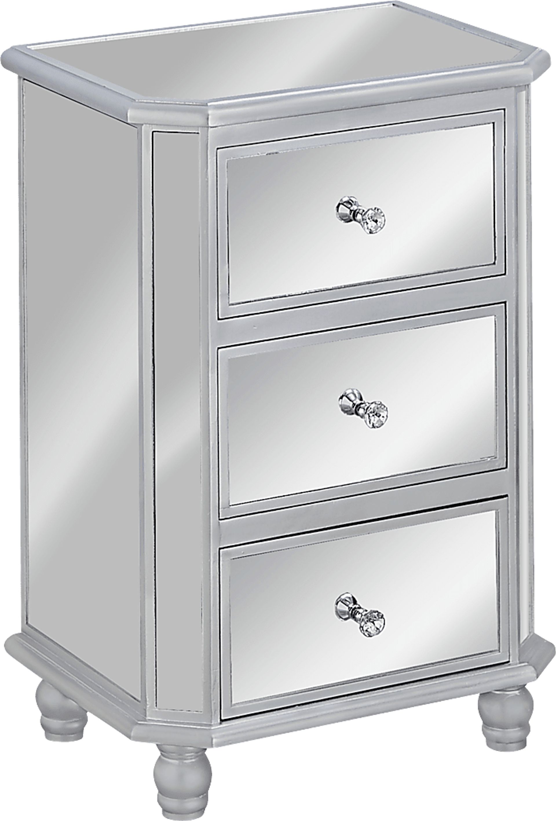 Beveridge Silver Nightstand - Image 1