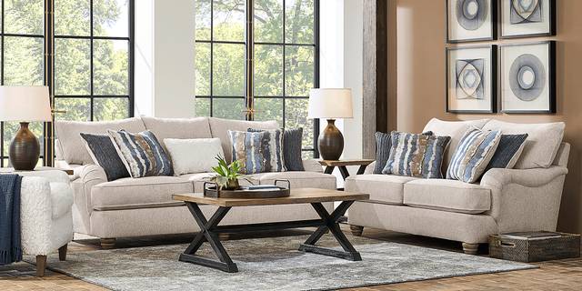 Beverly Glen Beige Sofa - Thumbnail - Image 2