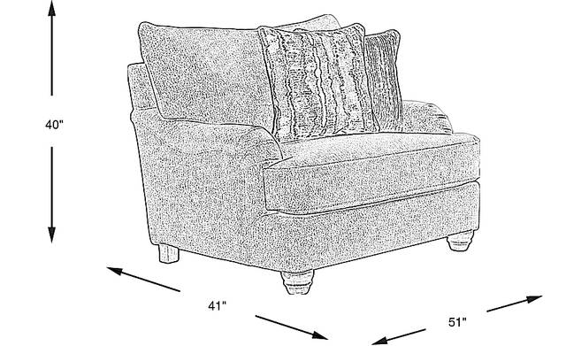 Dimension Image. Please refer to the Dimension Tab on this page for dimension details.