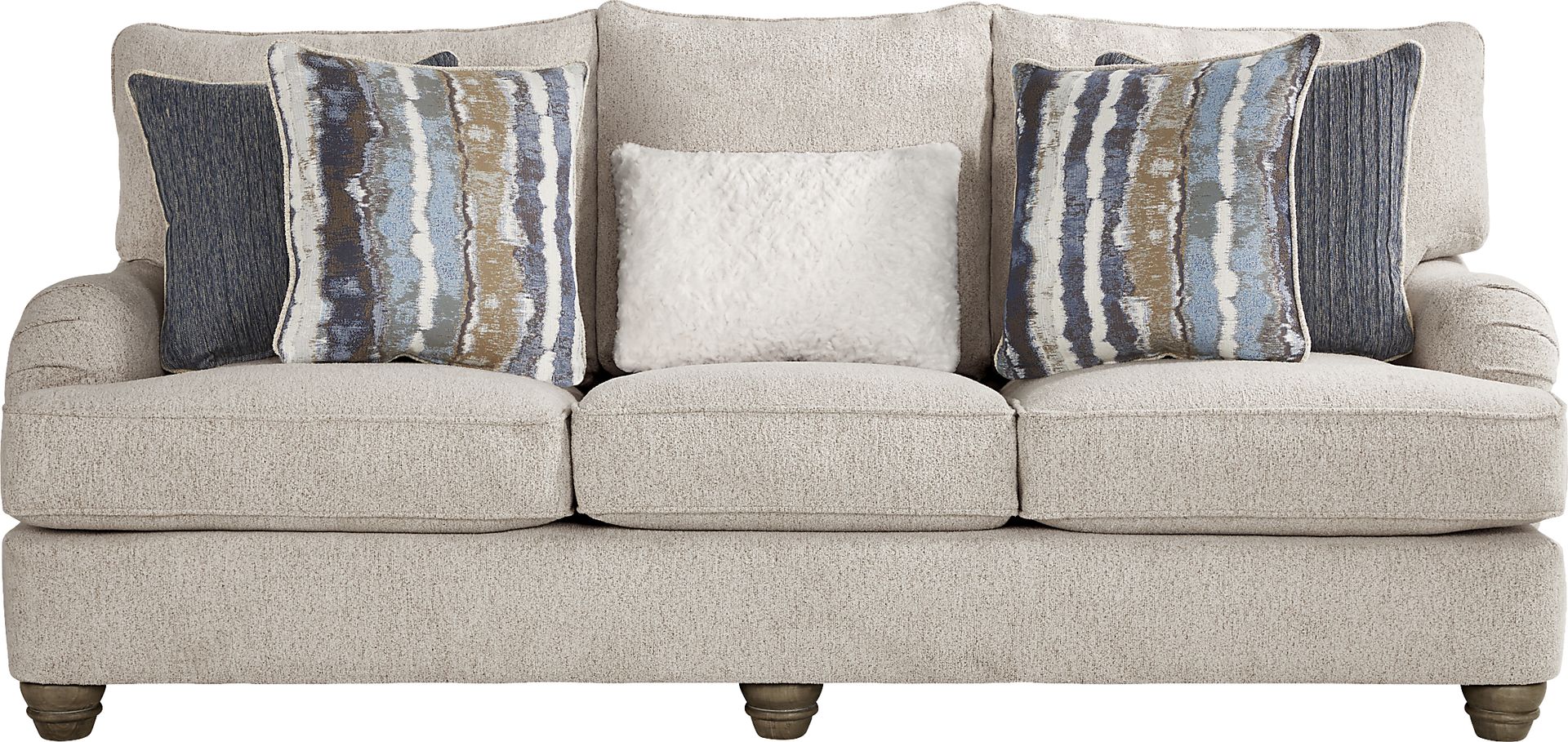 Beverly Glen Beige Chenille Fabric Sleeper Sofa | Rooms to Go