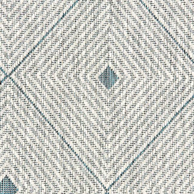 Beverpon Blue/Gray 7'9 x 9'9 Indoor/Outdoor Rug - Thumbnail - Image 8