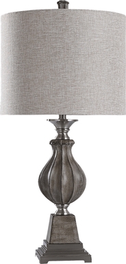 Beverston Gray Lamp