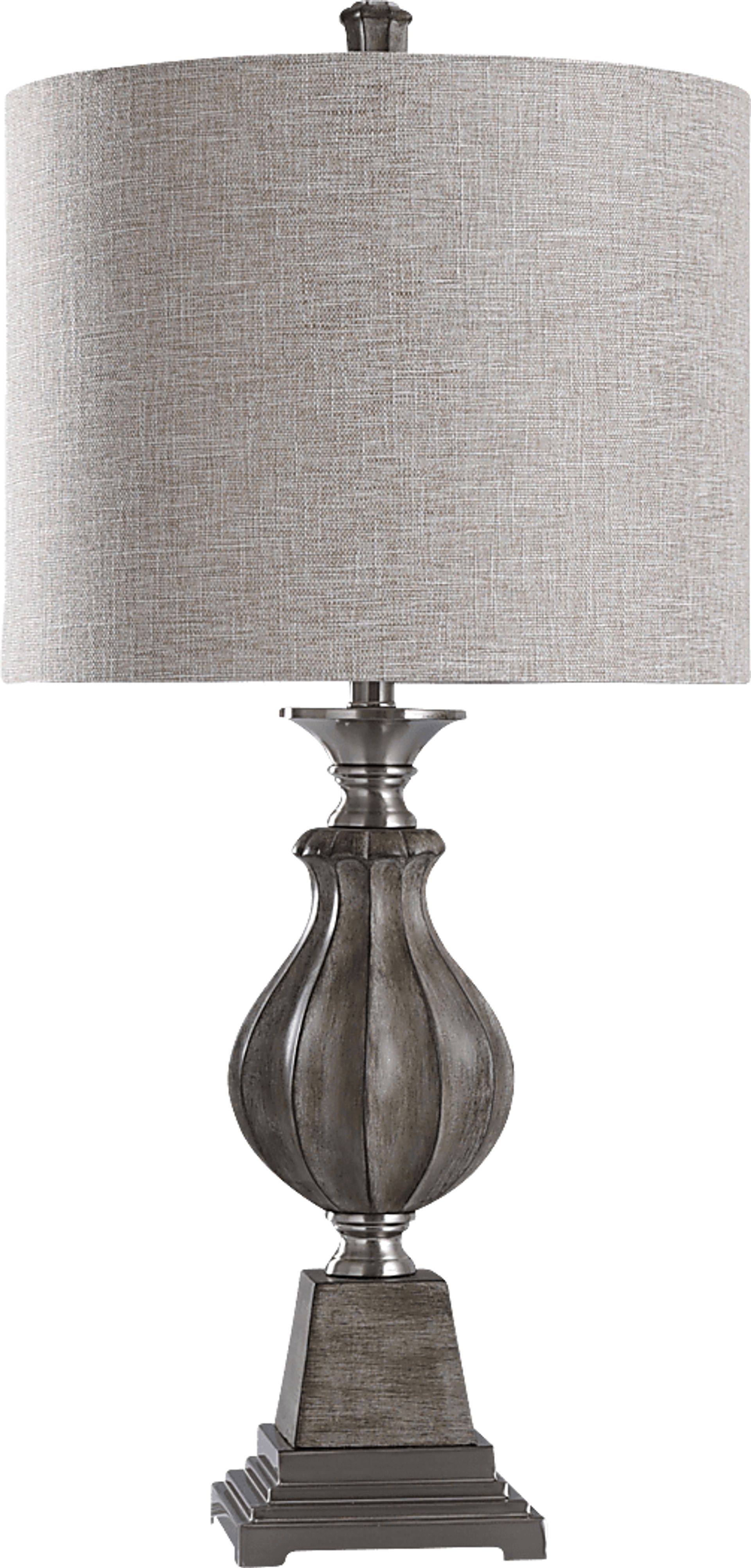Beverston Gray Lamp - Image 1