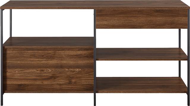 Beverwil Walnut 58 in. Console - Thumbnail - Image 2