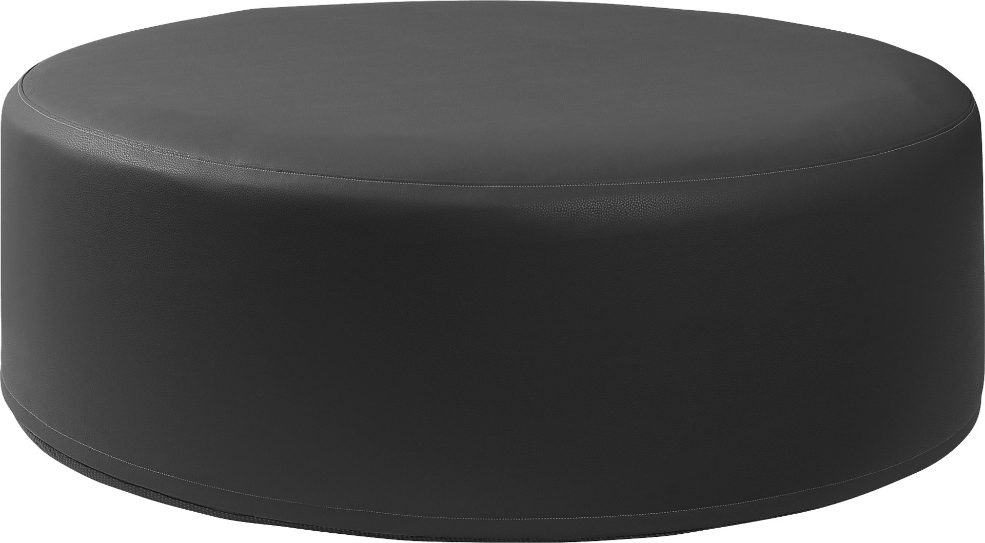 Bevina I Black Large Ottoman - Image 1