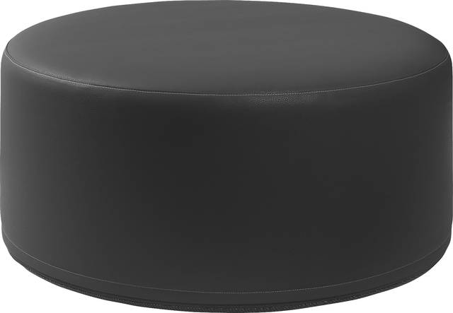 Bevina I Black Ottoman - Thumbnail - Image 1