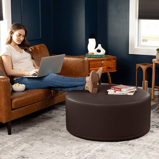 Bevina I Brown Ottoman - Thumbnail - Image 7