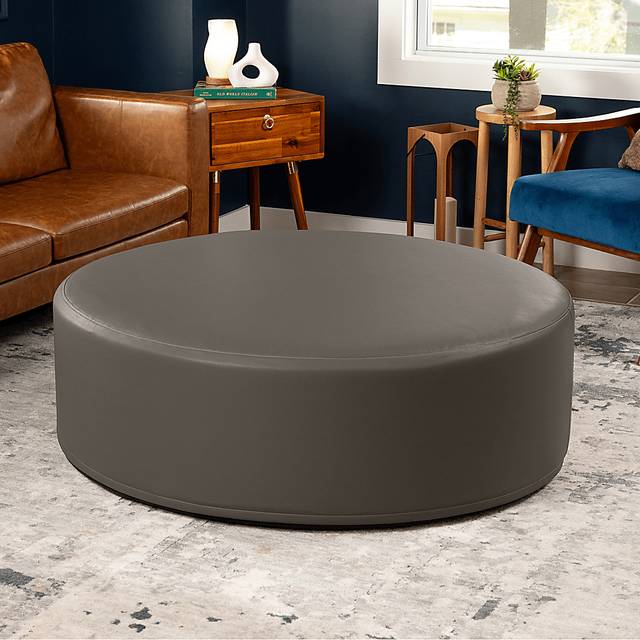 Bevina I Gray Large Ottoman - Thumbnail - Image 3