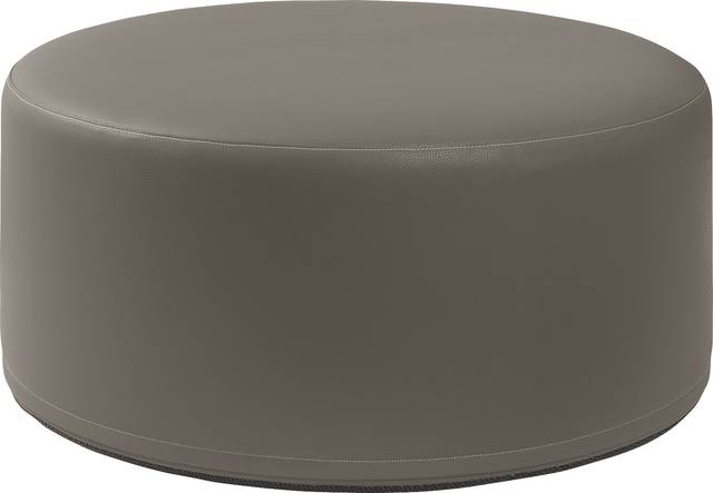 Bevina I Gray Ottoman - Thumbnail - Image 1