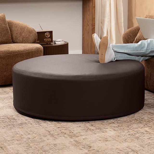 Bevina I Walnut Large Ottoman - Thumbnail - Image 2