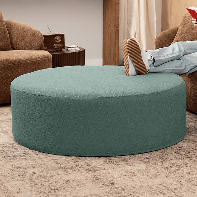 Bevina II Green Large Ottoman - Thumbnail - Image 2